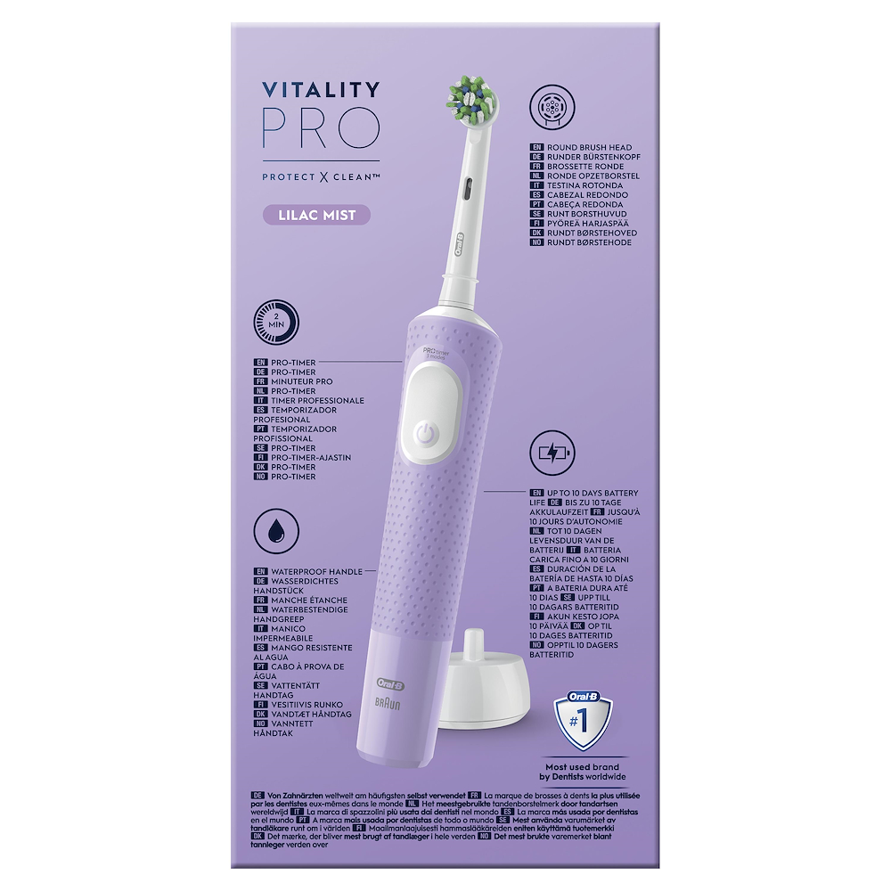 ORAL-B VITALITYPROLILLA - Oral-B Vitality Pro Elektrische Zahnbürste Lila