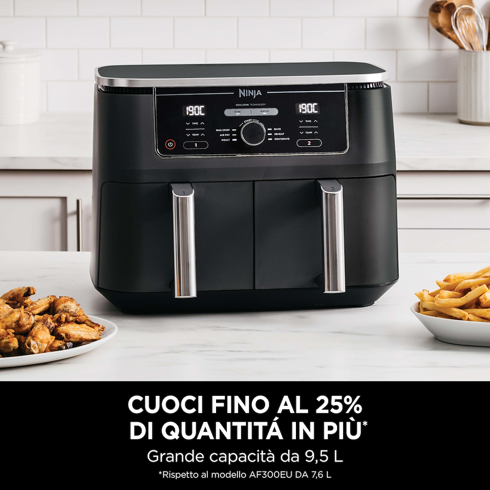 NINJA AF400EU - Ninja Dual Zone Heißluftfritteuse