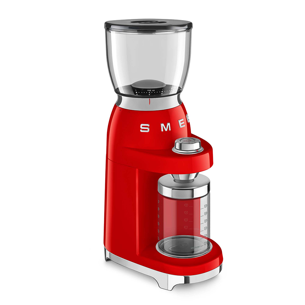SMEG CGF11RDEU - Kaffeebereiter Estetica 50's Style Rot