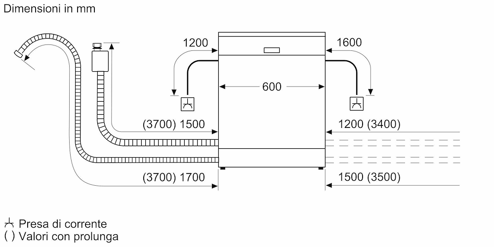 BOSCH SMS2HTW02E - Geschirrspüler Serie 2 60 cm