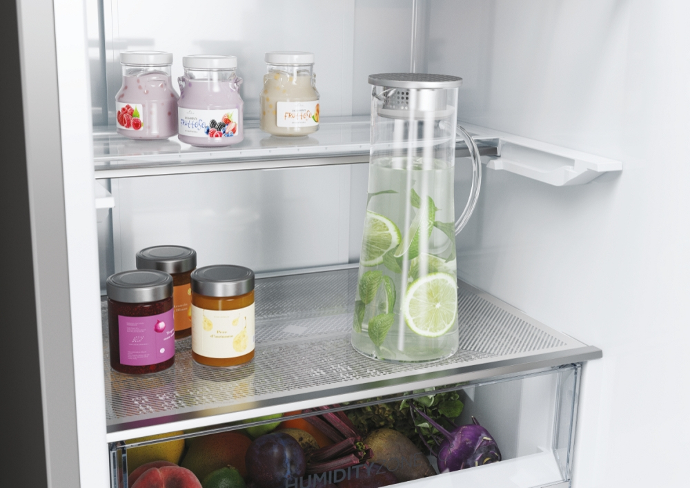 HAIER HDPW5620ANPK - Combi Kühlschrank 409 Lt Edelstahl