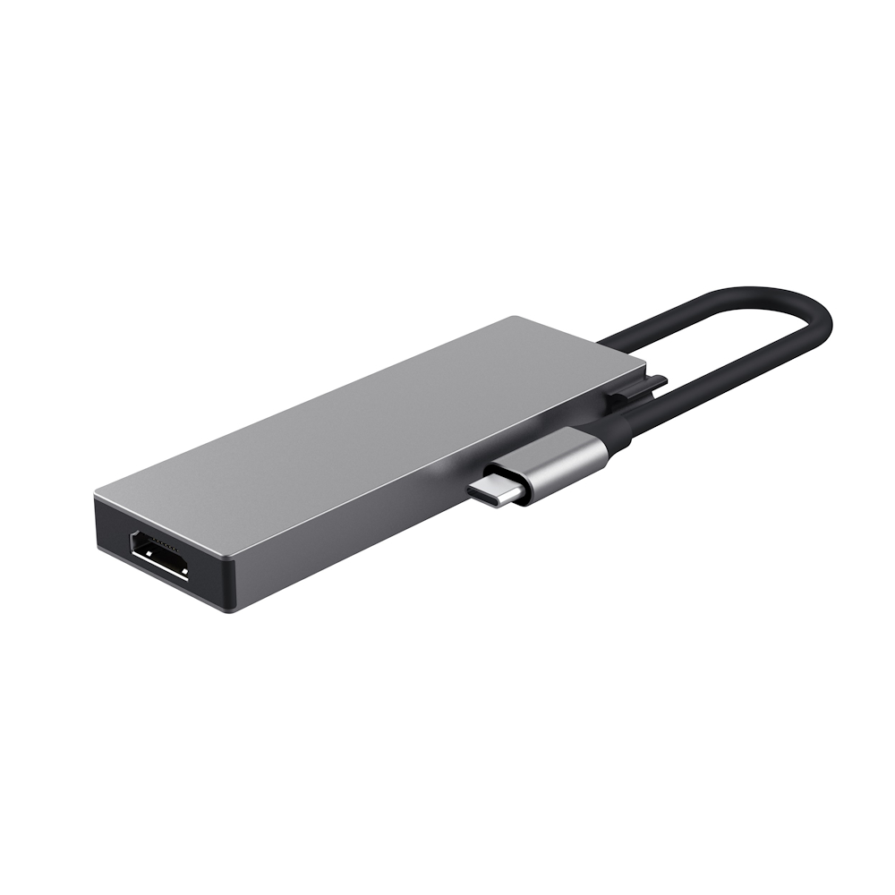 TRUST 26062 - USB-C HUB 5-PORT GRAU