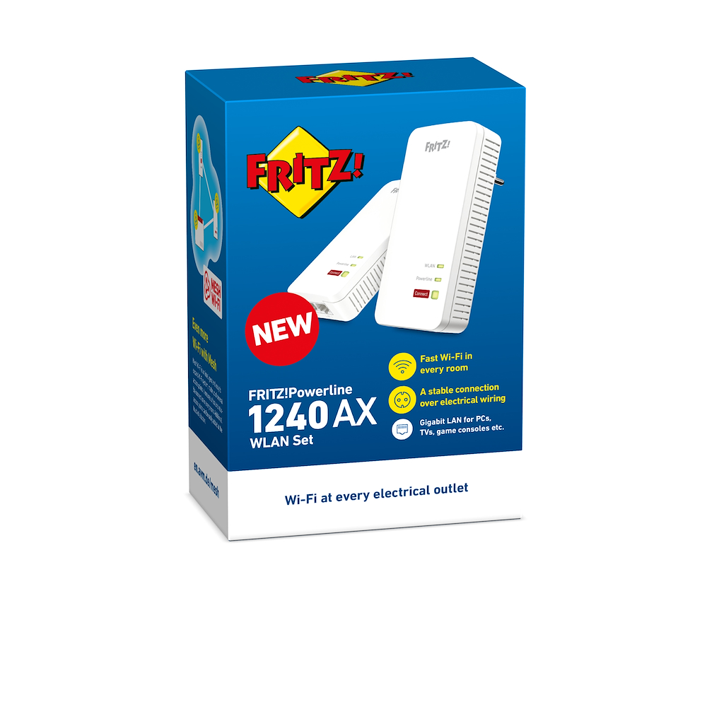 FRITZ! 20003038 - 1240 AX Powerline WLAN Set