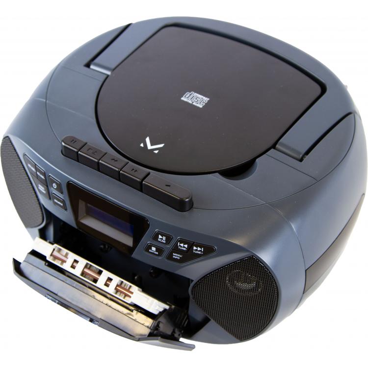 MAJESTIC AH2430DABBK - Portabler CD-Player mit DAB/DAB+