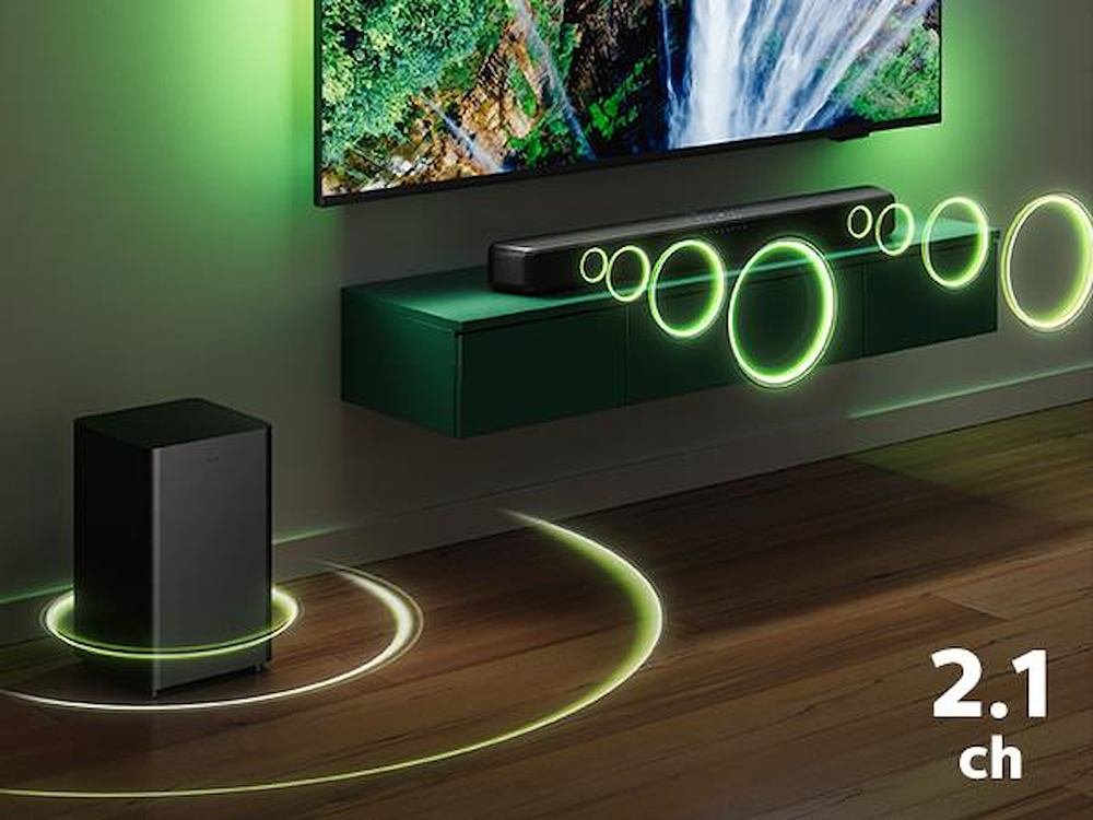 PHILIPS TAB5309 - Philips TAB5309 2.1 Soundbar mit Subwoofer