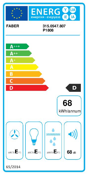 FABER 3150547807 - Integrierte Haube 90cm mit 3 Geschwindigkeiten