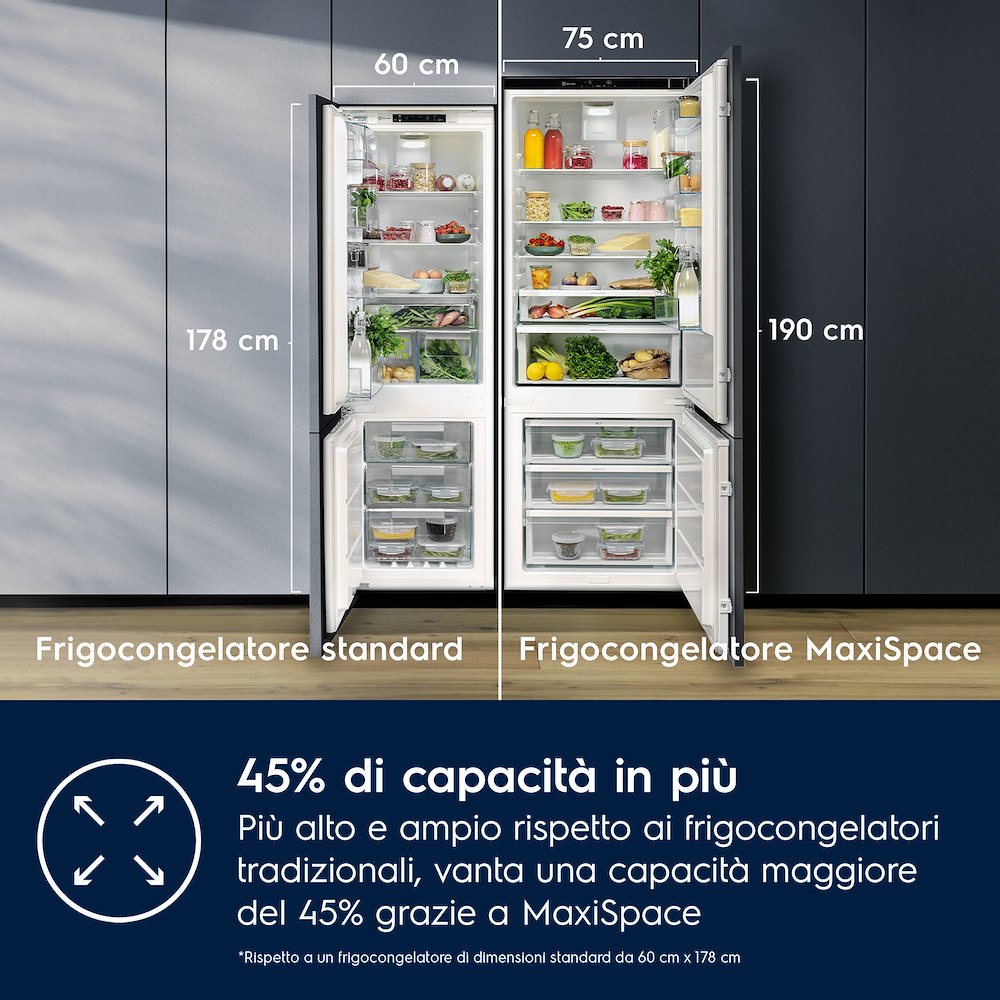 Electrolux ENA7TE75S - Einbau Kühl-Gefrierkombination No Frost