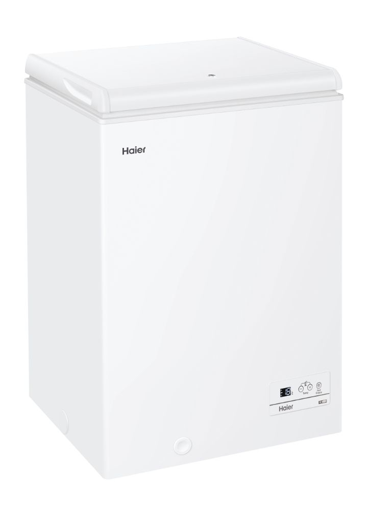 HAIER HCE100E - Haier HCE100E – Kompakte Gefriertruhe mit 97 Litern Fassungsvermögen