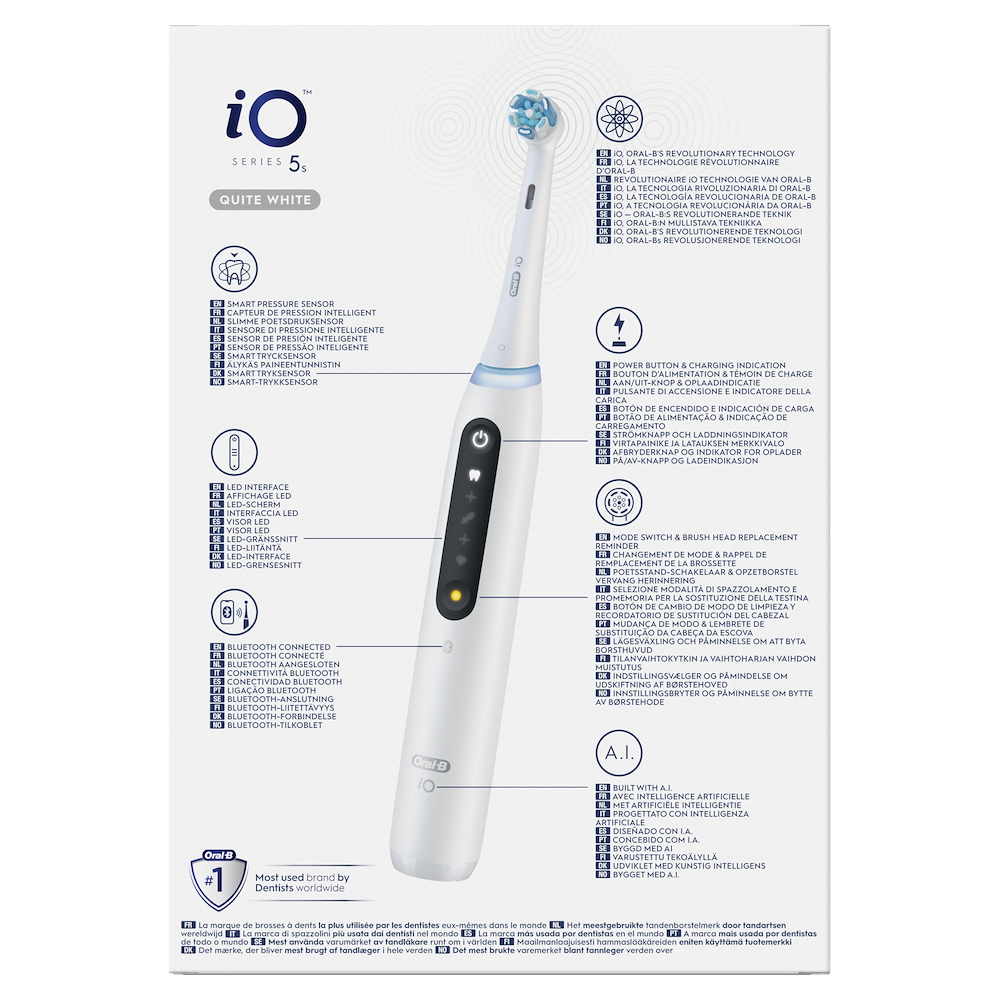 ORAL-B IO5SQUITEWHITE - Oral-B iO 5 Elektrische Zahnbürste Weiß