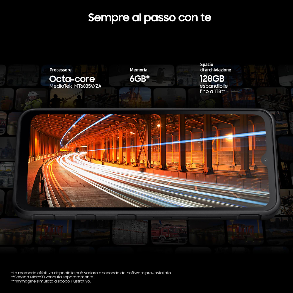 SAMSUNG SMG556BZKDEUE - Galaxy XCover7 5G 6+128GB Schwarz