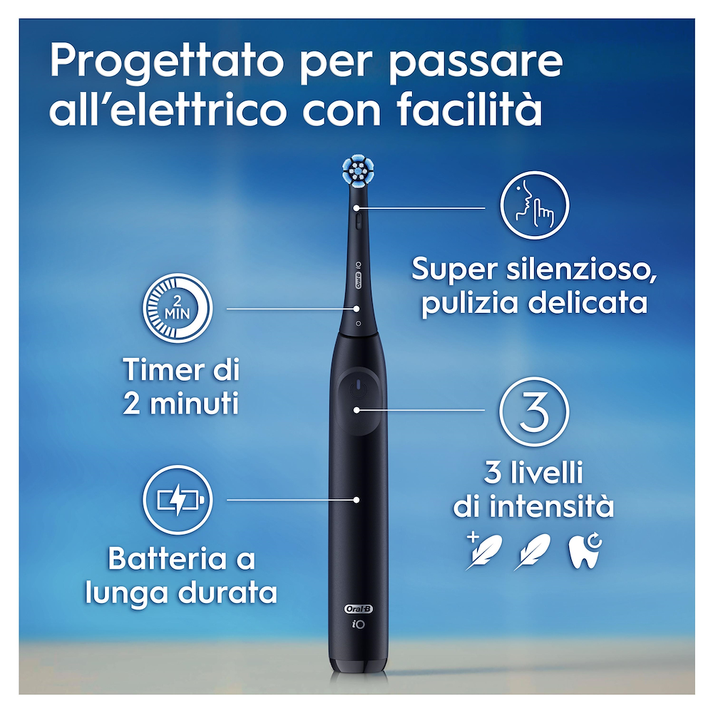ORAL-B IO2CLEANANDCAREBLACK - Oral-B iO 2 Elektrische Zahnbürste Schwarz