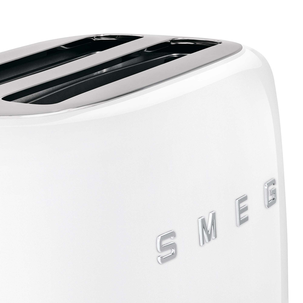 SMEG TSF02WHEU - Toaster im 50er Jahre Stil Weiß