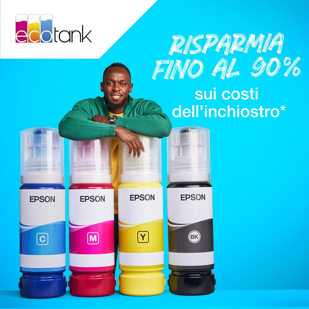 EPSON C13T00P240 - C13T00P240 0486192 FLAmitE INCHIOSTRO 104 65ML ECOTANK CIANO