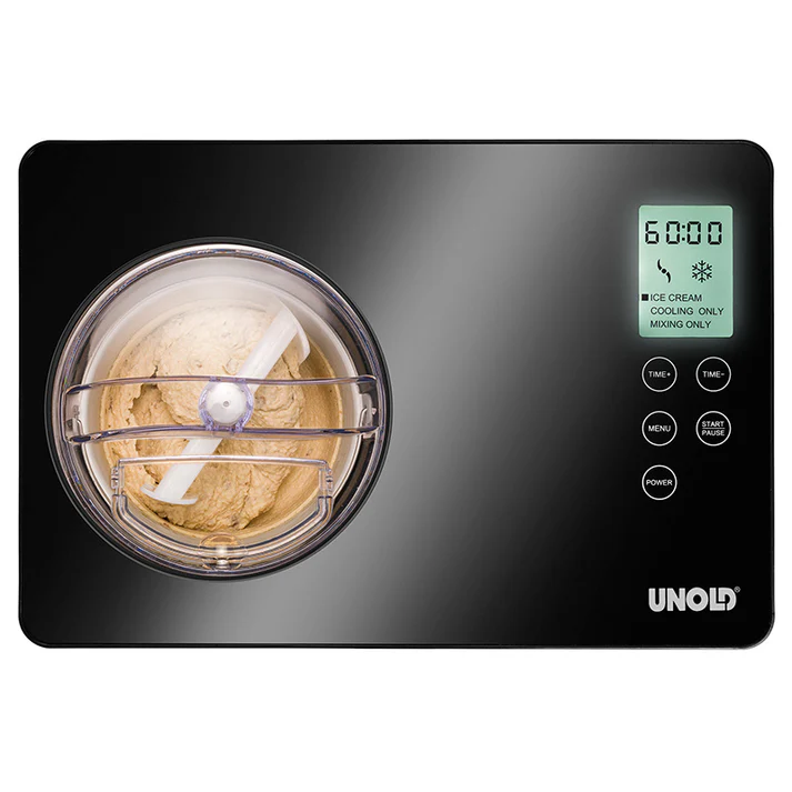 UNOLD Eismaschine Gusto 180W 2L edelstahl-schwarz