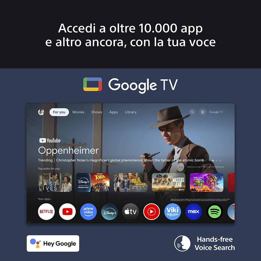 SONY K55S39B - K55S39B 0721299 TV LED 55"UHD 4K DVBT2/S2 SMART GOOGLE TV