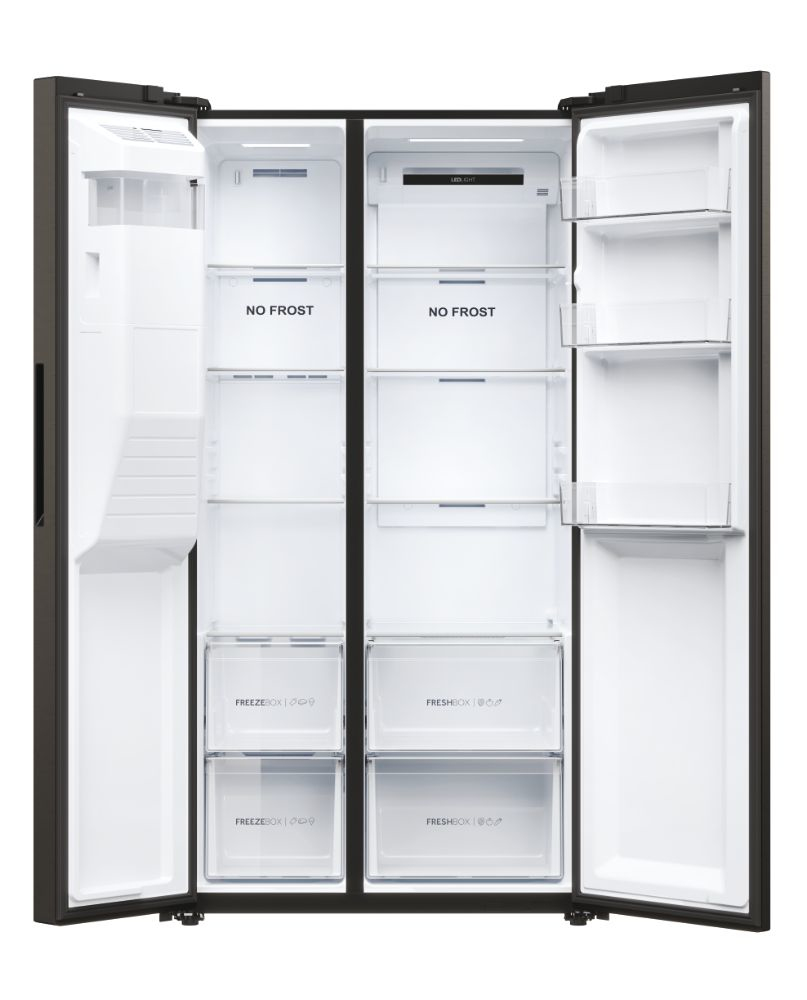 HAIER 34005237 - Side-by-side Kühlschrank 511L Schwarz