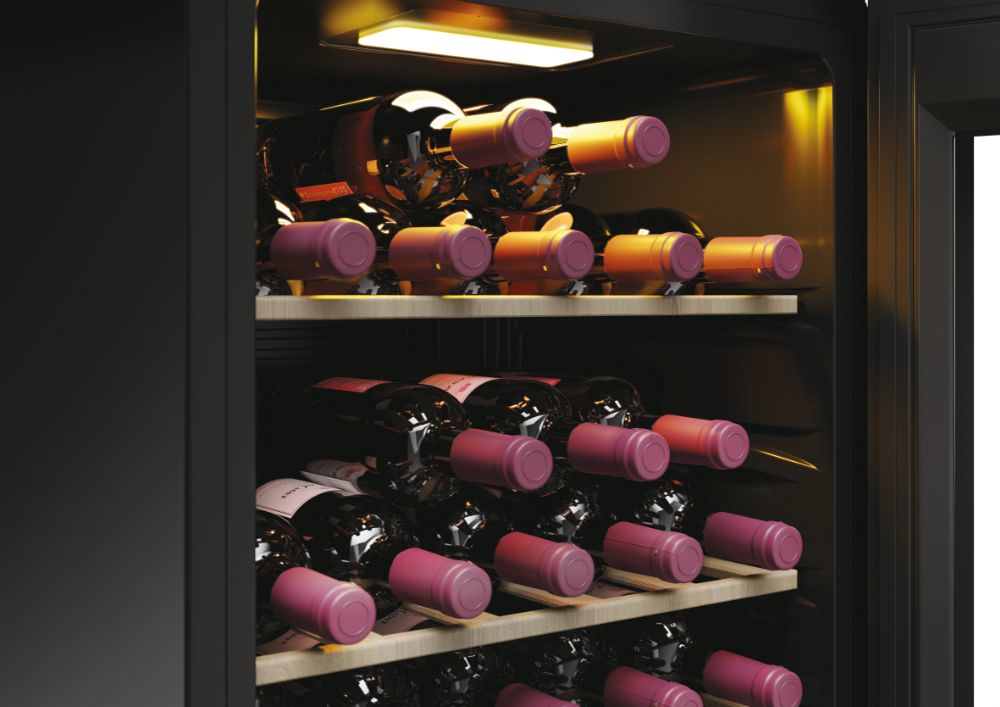 HAIER HWS34GGH1 - Weinkühlschrank 34 Flaschen Schwarz