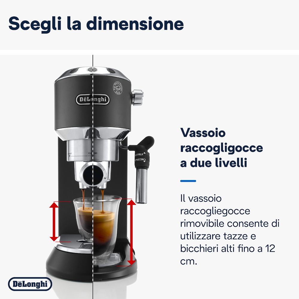 DE LONGHI EC685BK - De Longhi Kaffeemaschine Dedica