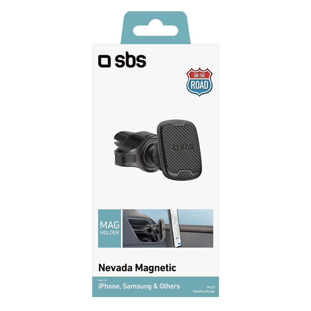 SBS TESUPCLIPCARB - Universeller Auto Halter Magnetisch