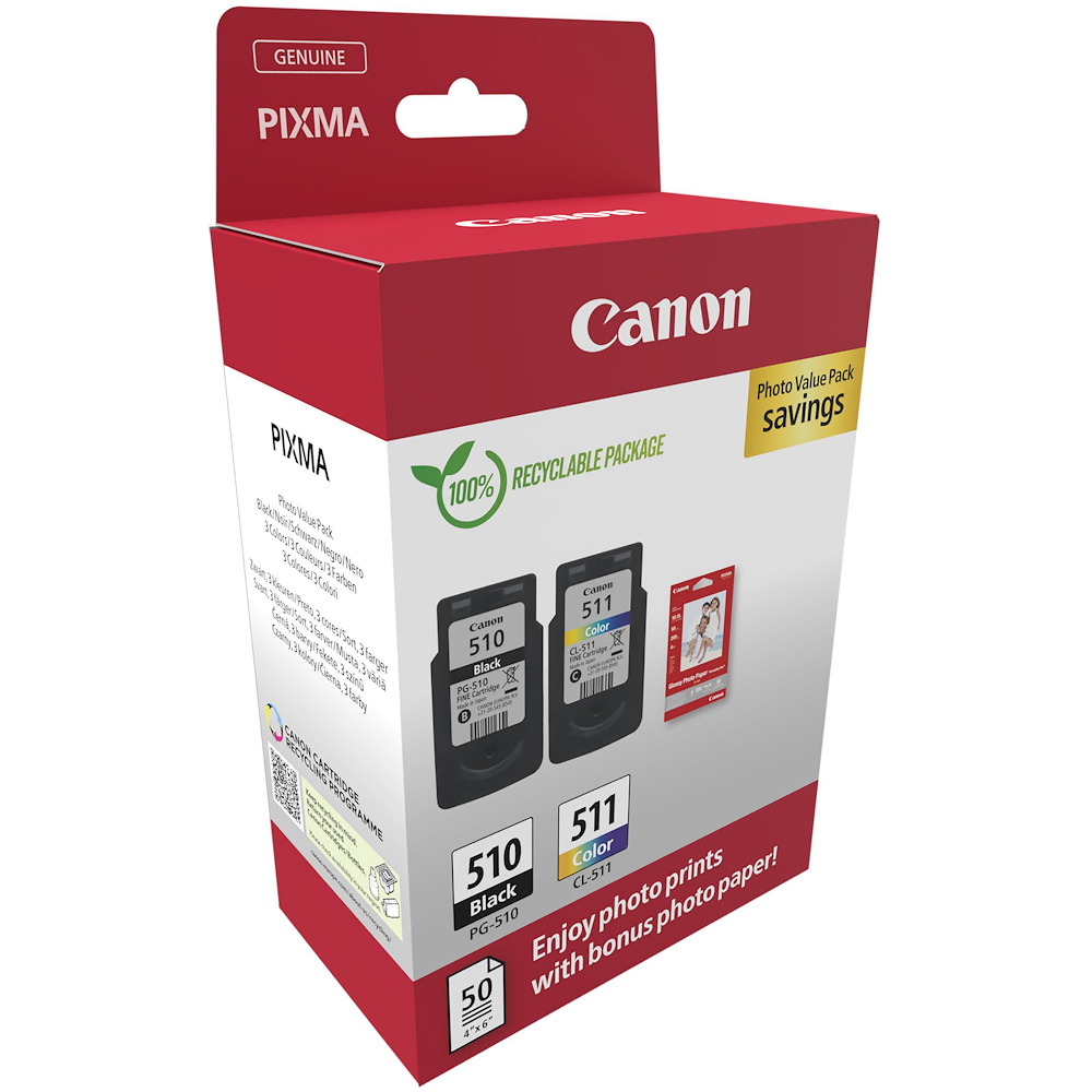 CANON 2970B017 - Canon PG-510/CL-511 Multipack Tinte