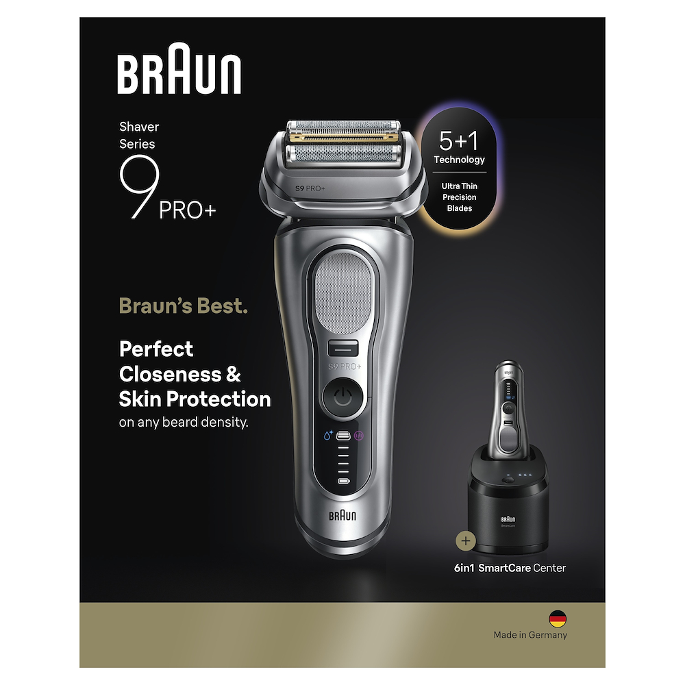 BRAUN 9667CC - Elektrorasierer Silber