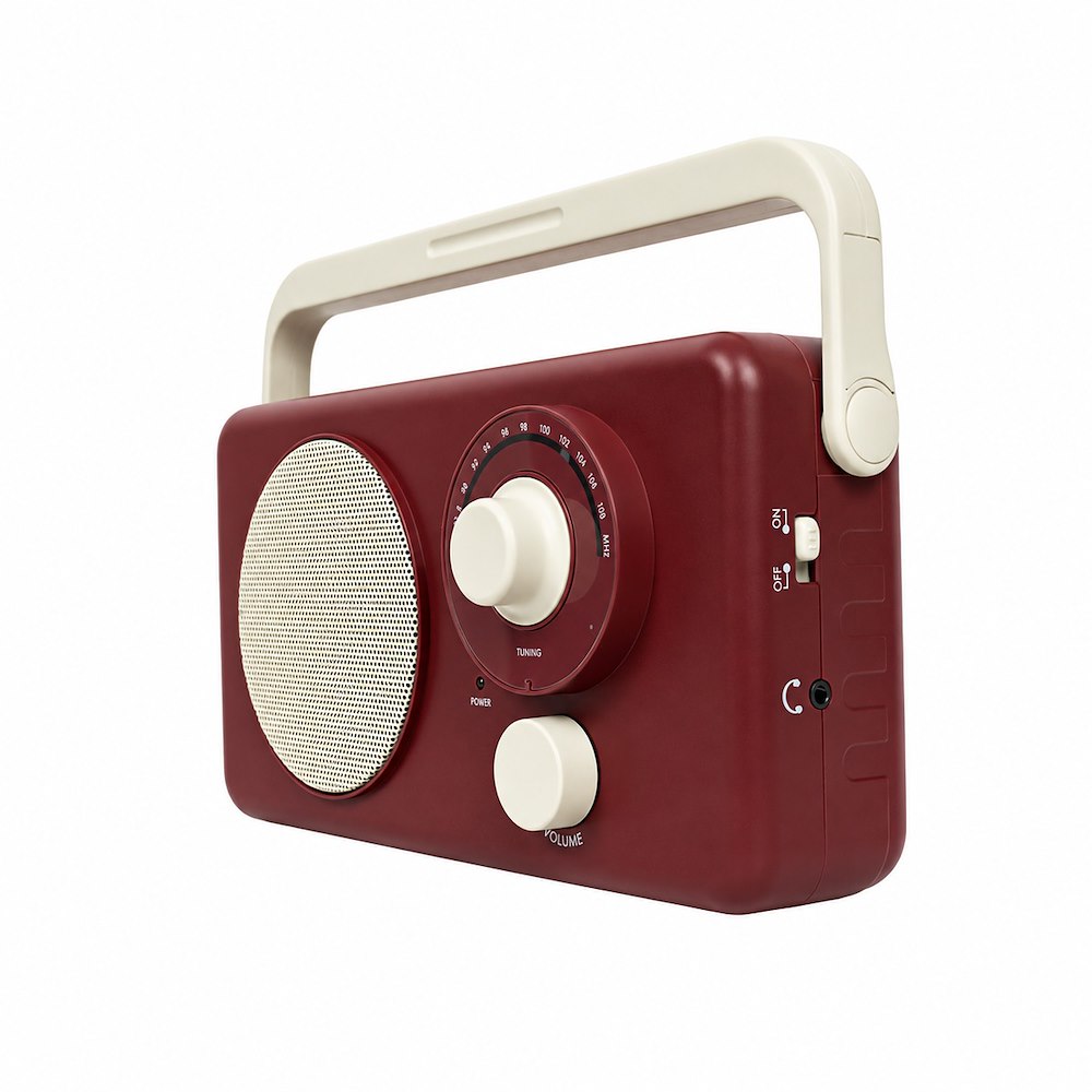 MAJESTIC AMELIABR 0756883 RADIO PORT.FM DOPPIO SISTEMA DI ALIMENTAZ. MARRONE