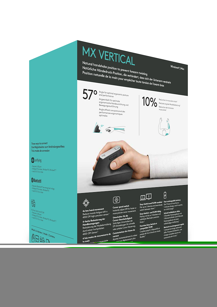 LOGITECH 910005448 - Logitech MX Vertical Ergonomische Maus