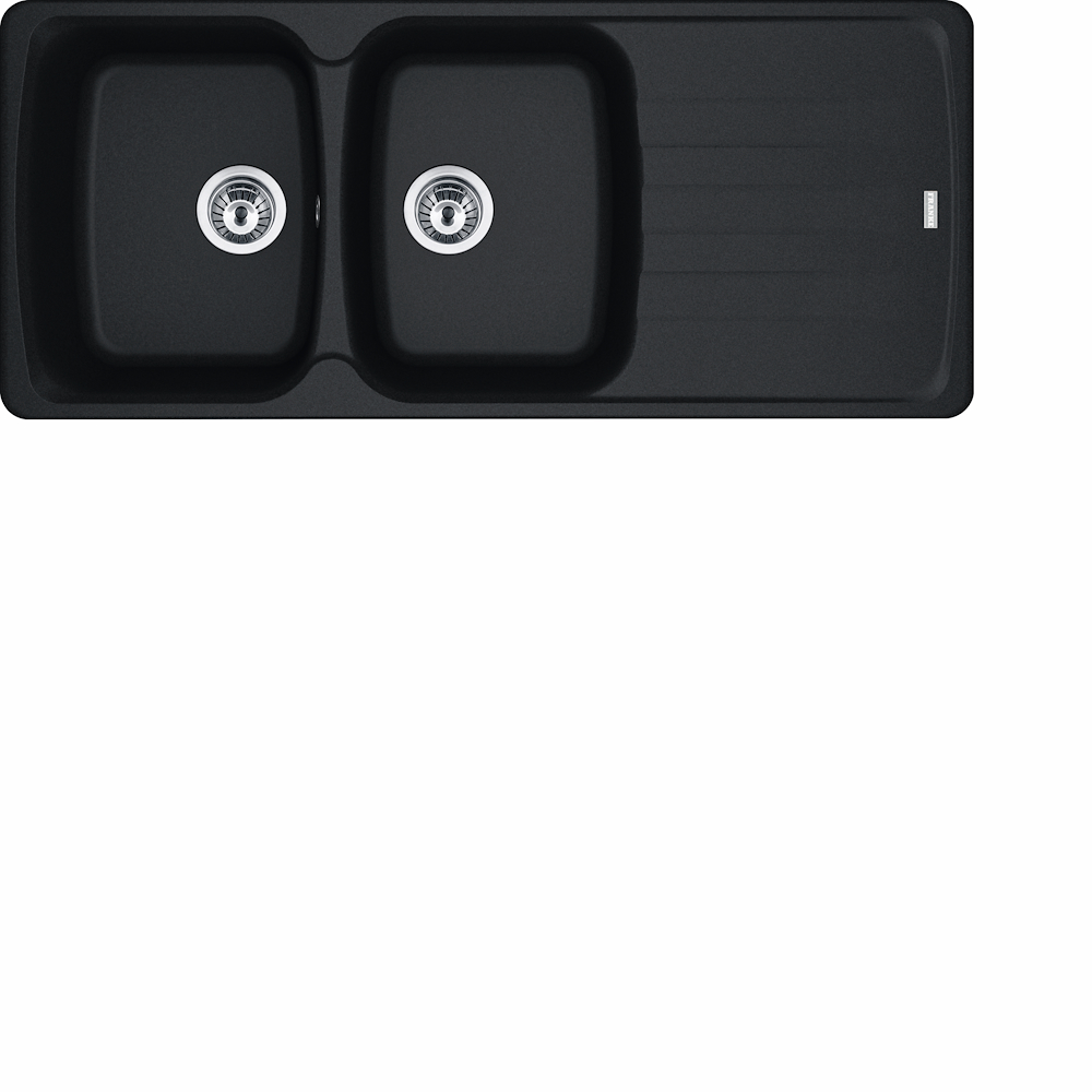 FRANKE AZG621NERO - Waschbecken 2 Becken Fragranit