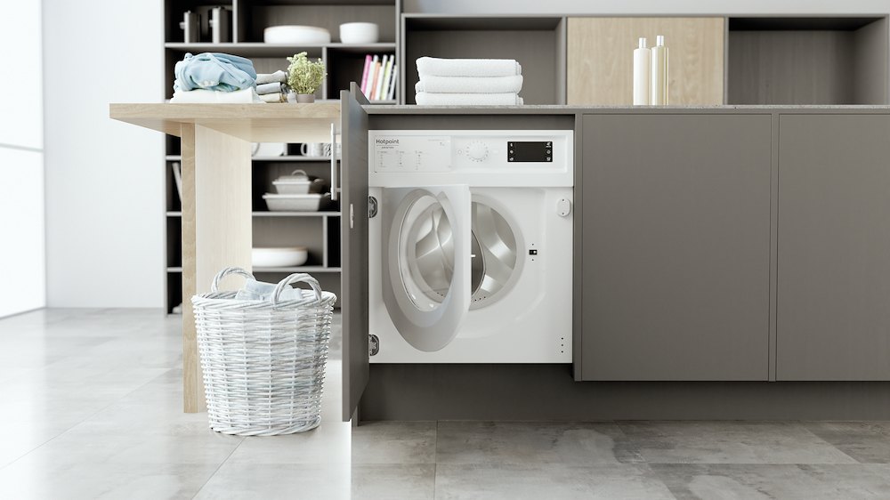 HOTPOINT-ARISTON BIWMHG71483EUN - Einbauwaschmaschine 7 Kg 1400 U/min