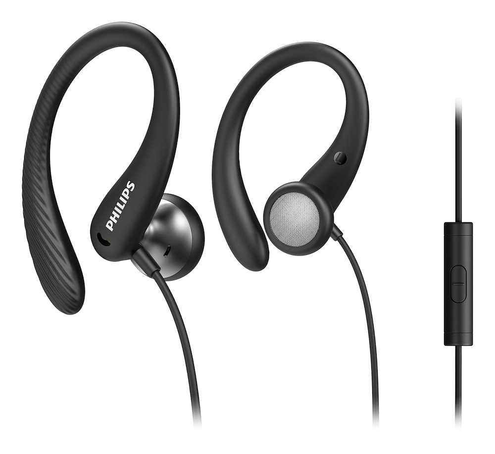 PHILIPS TAA1105BK00 - Philips TAA1105BK/00 In-Ear Sport-Kopfhörer mit Mikrofon