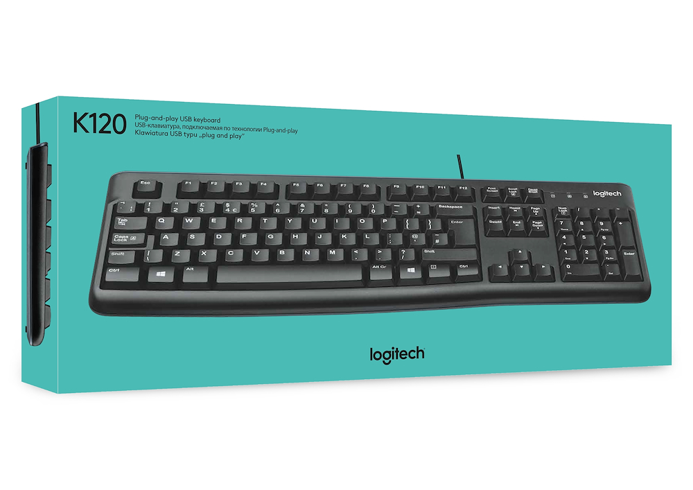LOGITECH 920002492 - 920002492 0053665 TASTIERA K120 LAYOUT ITALIANO