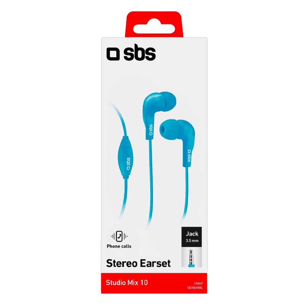 SBS TEINEARBL - Blaue In-Ear Kopfhörer