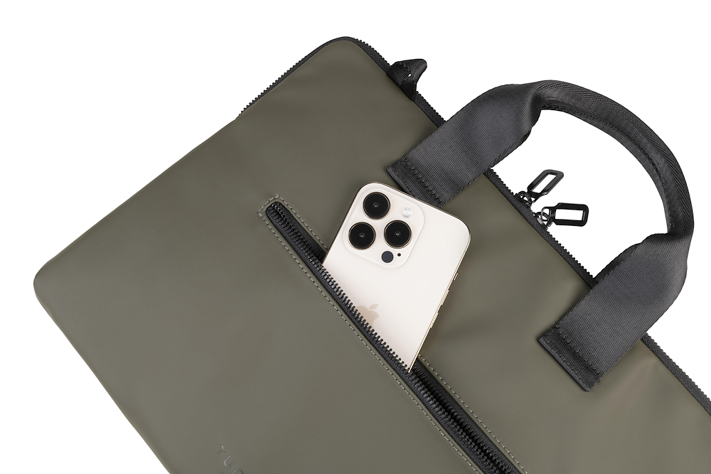 TUCANO BSGOM1314VM - Slim Tasche in grün für Laptops