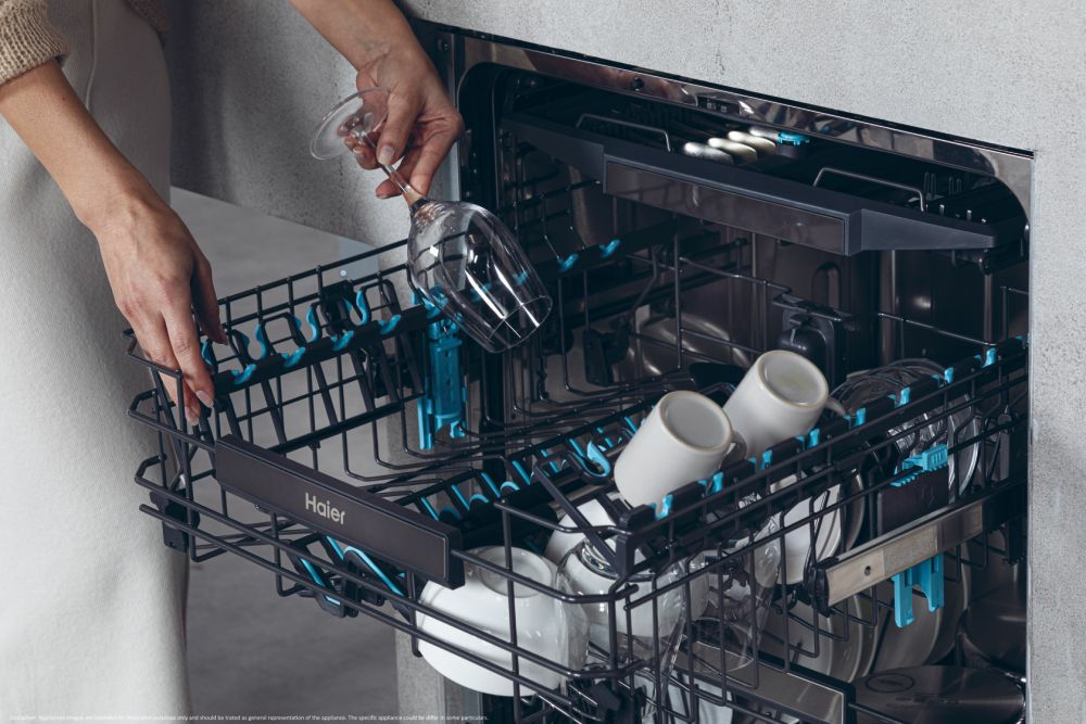 HAIER XI4A4M4PB - Haier 14 Besteck Integrierte Geschirrspüler