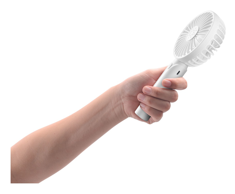 CELLULAR LINE PORTABLEFANW - Universeller tragbarer Ventilator in Weiß