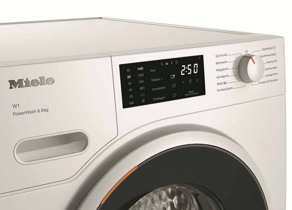 Miele WWB360WCSDE - Frontlader Waschmaschine 8 kg