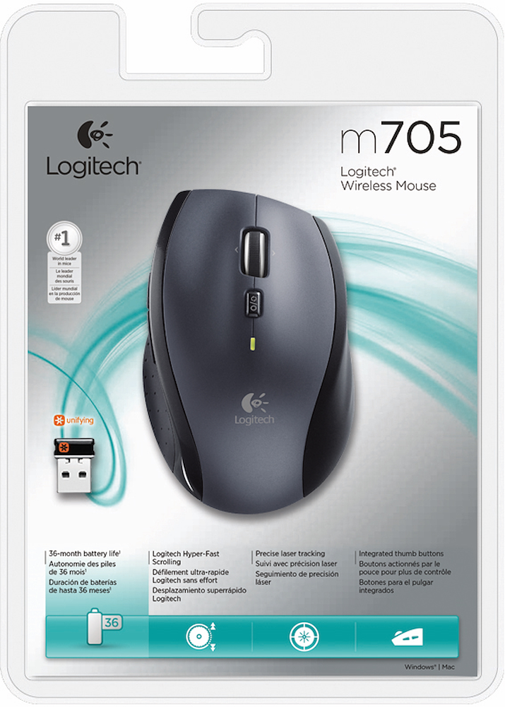 LOGITECH 910001949 - M705 Wireless Maus mit langer Akkulaufzeit