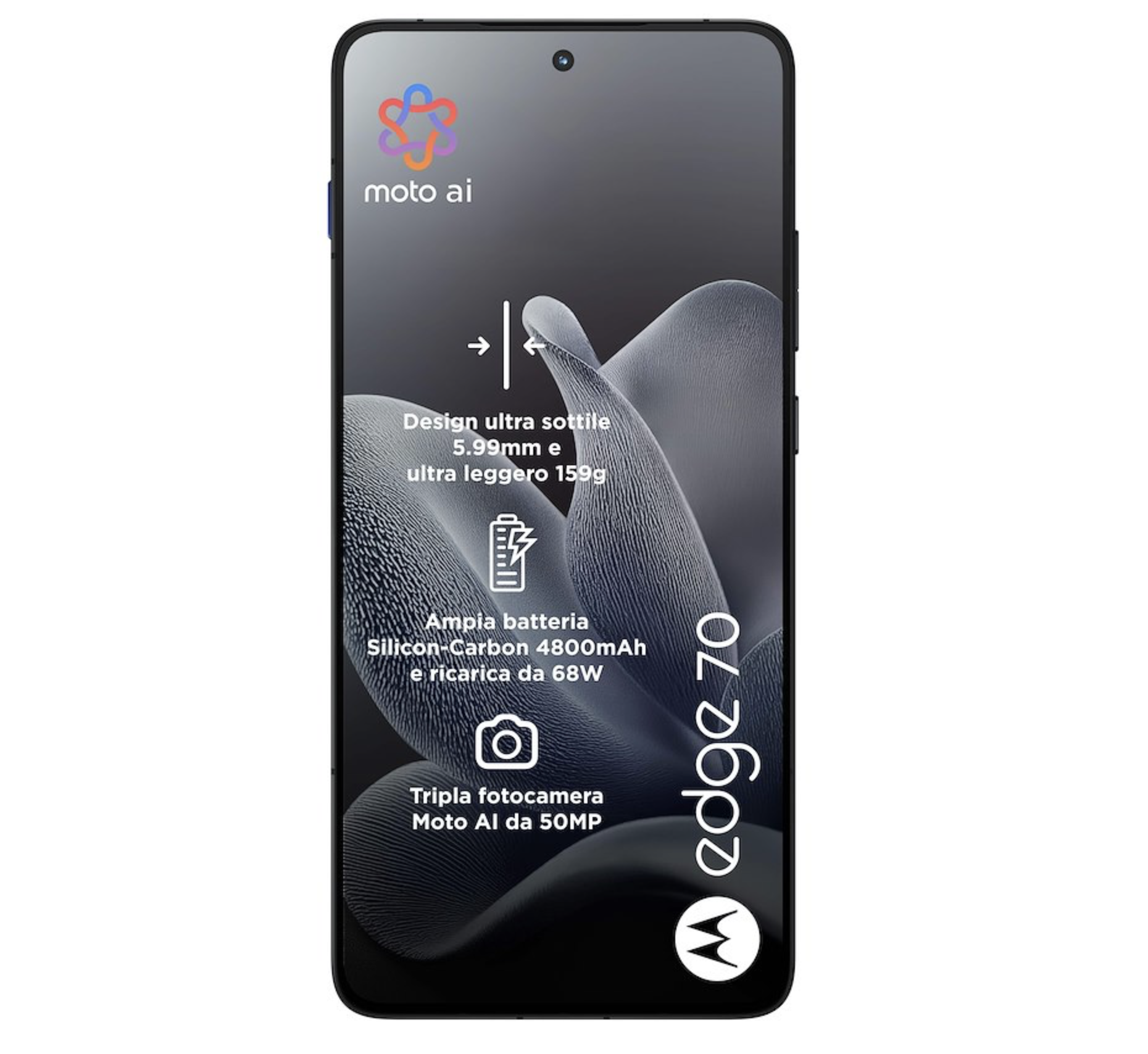 Motorola EDGE7012512GBGADGETGREY – Hochwertiges Android Smartphone mit 256 GB Speicher Grau