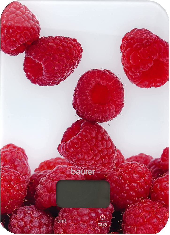 BEURER KS19BERRY - Küchenwaage mit Himbeeren-Design