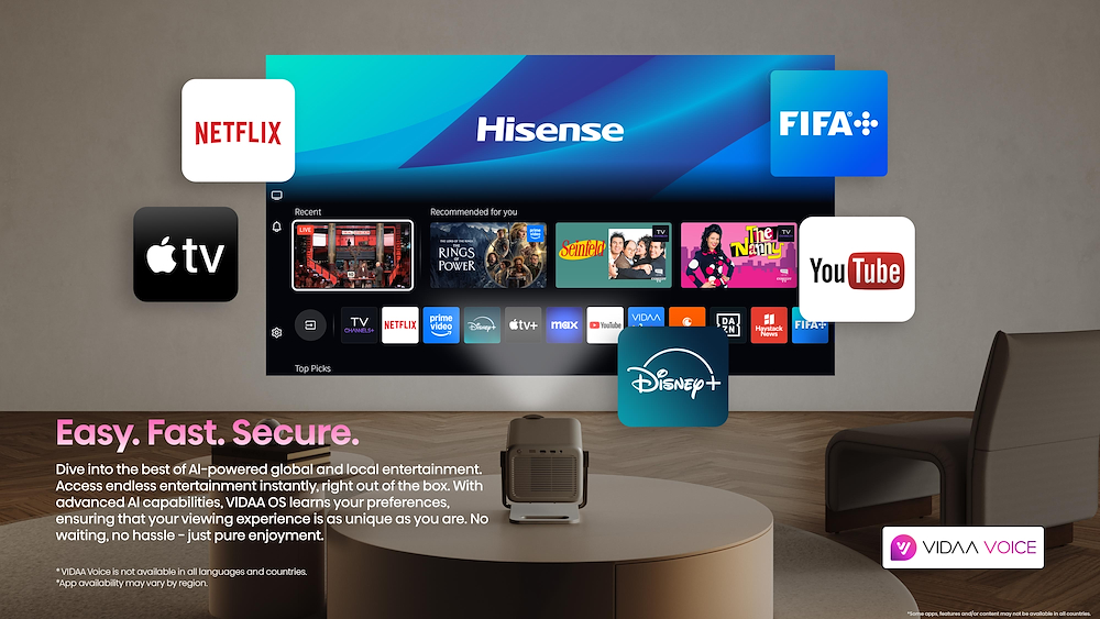 HISENSE M2PRO - Laser Projektor Smart 4K UHD