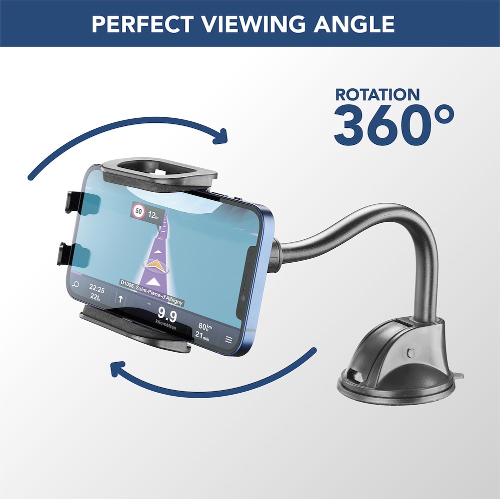 CELLULAR LINE BIGCRABDUALFIX - Universeller Auto Smartphone Halter