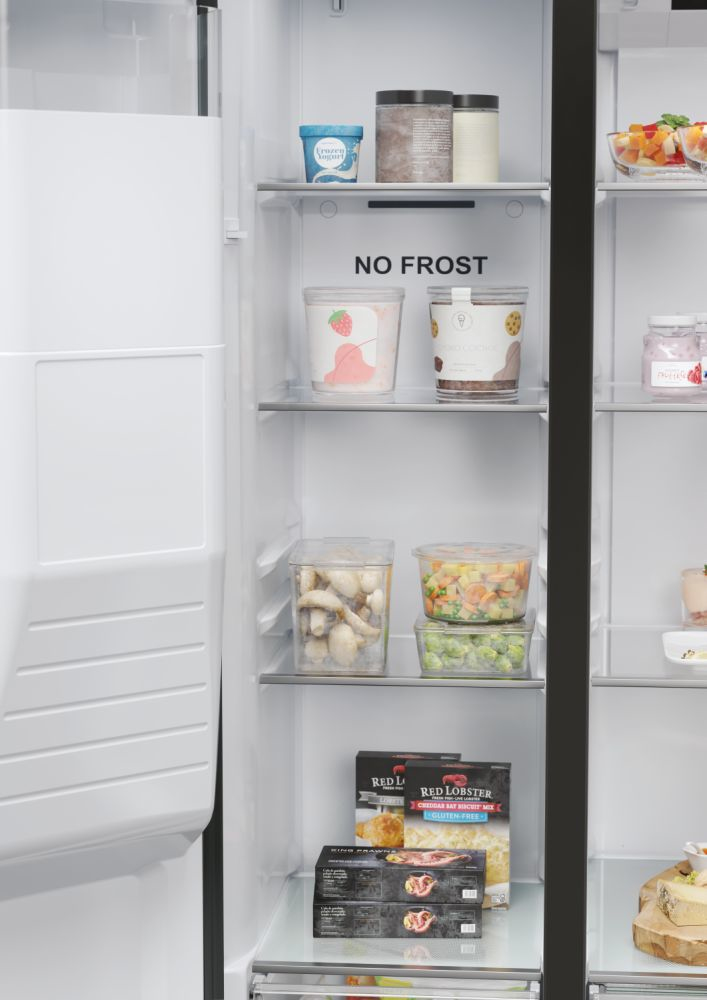 HAIER 34005237 - Side-by-side Kühlschrank 511L Schwarz