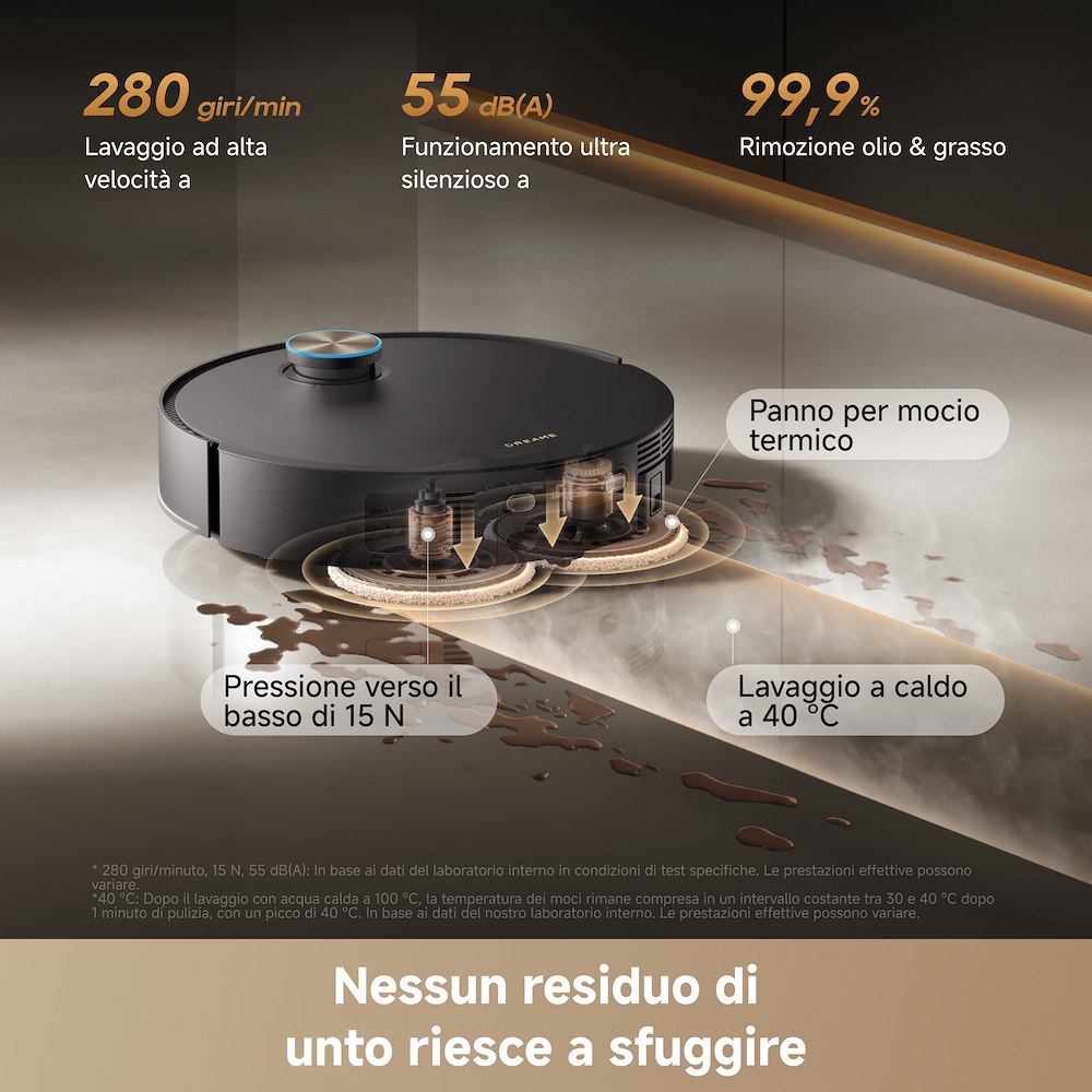 DREAME X60PROULTRACOMPLETEGREY - Robot Staubsauger grau