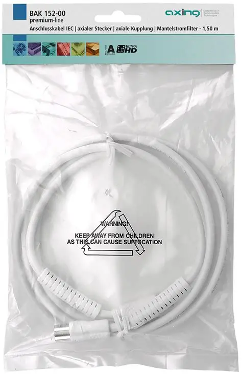 Anschlusskabel IEC mit Mantelstromfilter