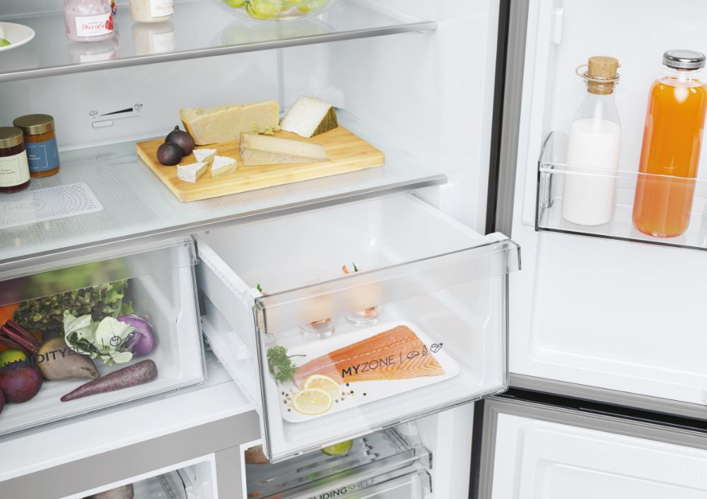 HAIER HCR5919ENMP - Haier Side-by-Side Kühlschrank 528L