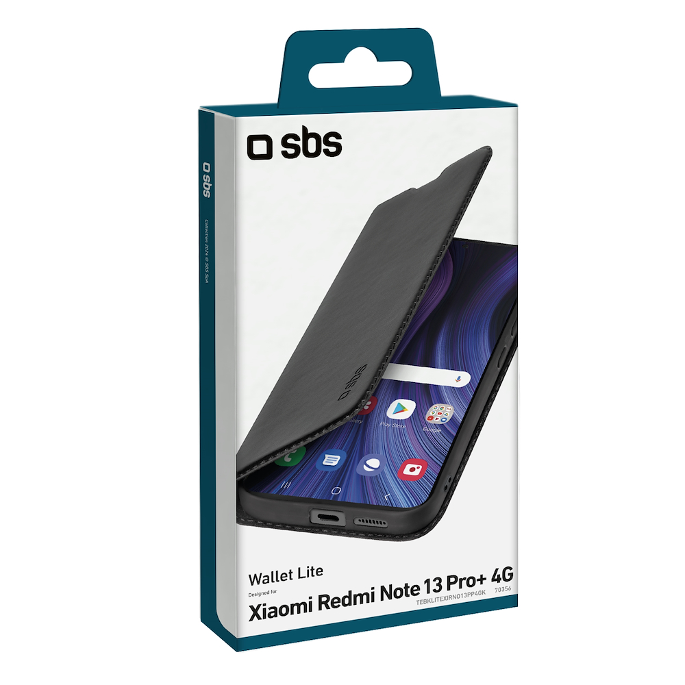 SBS TEBKLITEXIRNO13PP4GK - Wallet-Hülle für Xiaomi Redmi Note 13