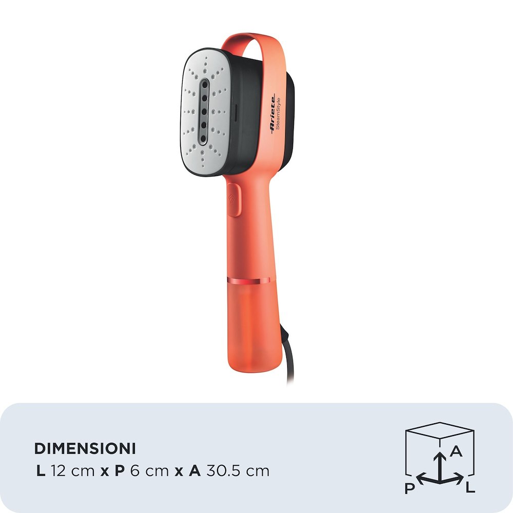ARIETE 00S430102AR0 - Vertikaldampfbügeleisen Koralle