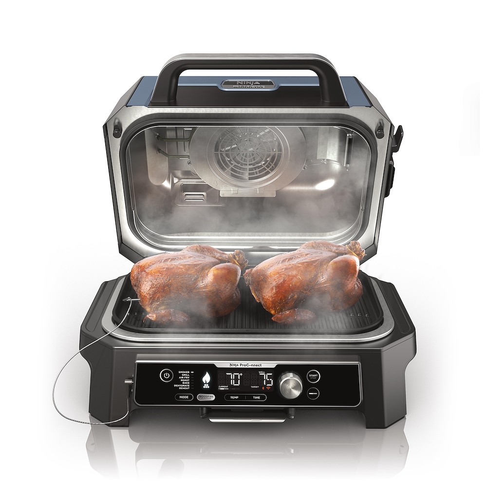 NINJA OG901EU - Elektrischer Grill mit Smoke Pro XL