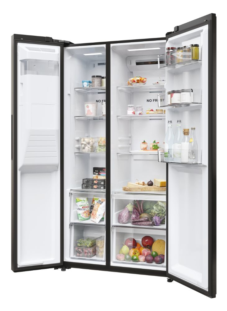 HAIER 34005237 - Side-by-side Kühlschrank 511L Schwarz