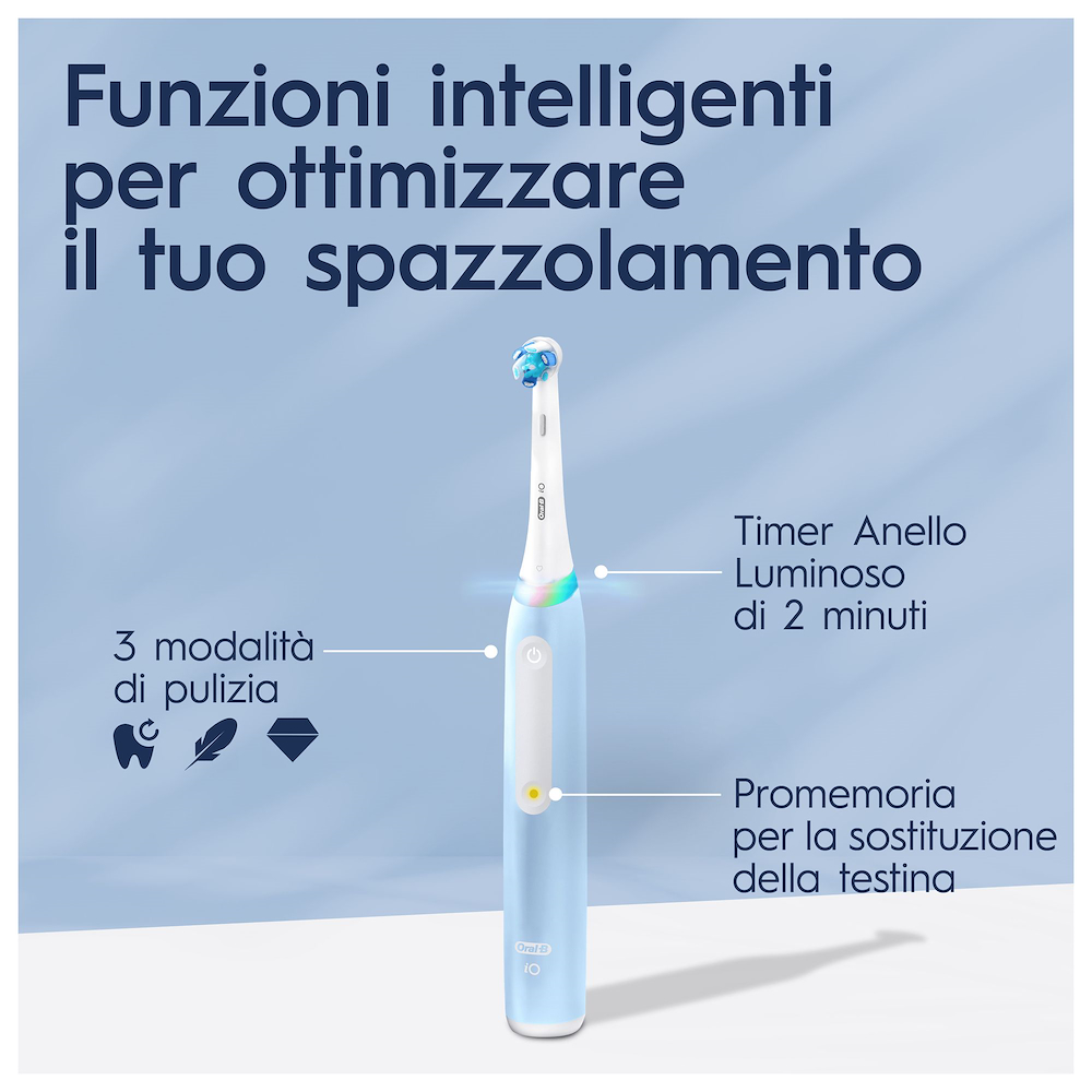 ORAL-B IO3SLIGHTBLUE - Oral-B iO Series 3 Elektrische Zahnbürste Hellblau